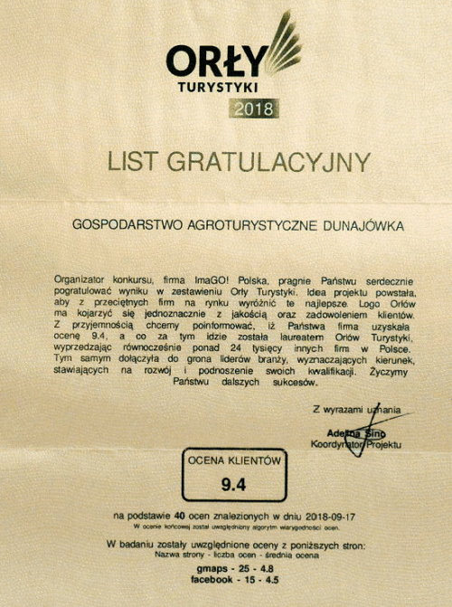 Orły Turystyki 2018